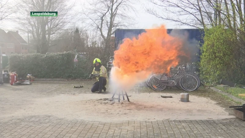 School in Leopoldsburg leert leerlingen hoe ze moeten reageren bij brand