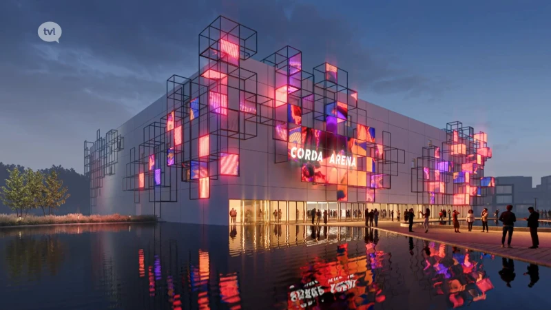 Bouw van hoogtechnologische Corda Arena gestart in Hasselt