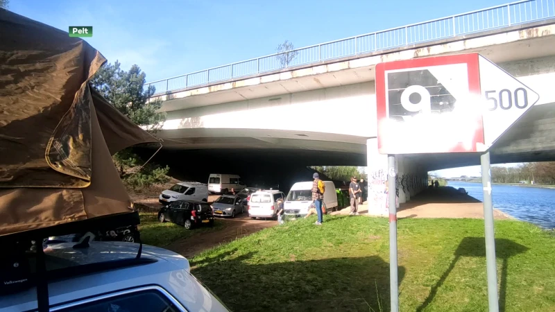 Politie legt rave party stil onder brug in Neerpelt
