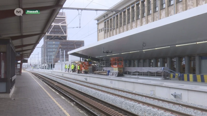 Spoor 1 in Hasselts station vanaf maandag in gebruik