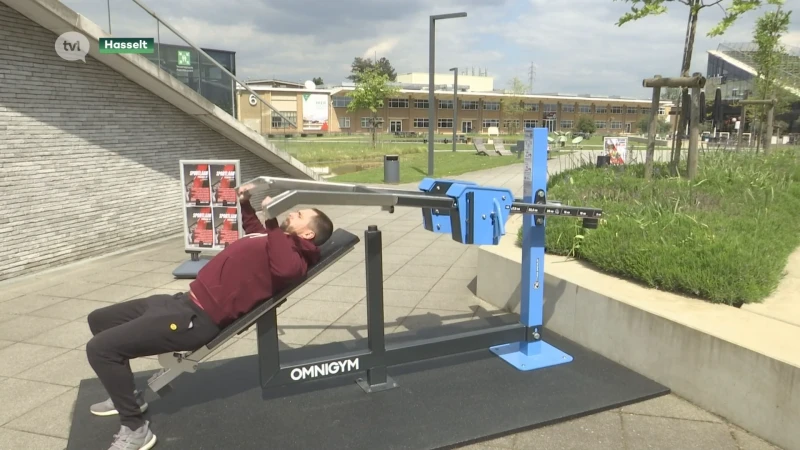 Gratis openluchtfitness geopend op de Corda Campus in Hasselt