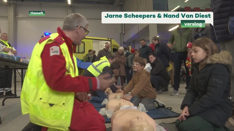 Zo'n 12.000 mensen bezoeken opendeurdag politie en brandweer Campus H in Hasselt