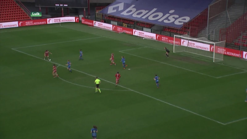 KRC Genk Ladies de boot in bij Standard Femina
