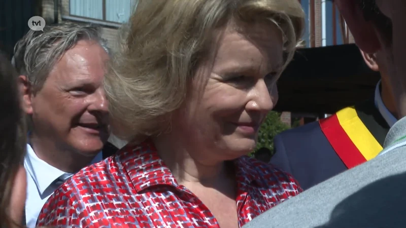 Koningspaar op bezoek in Maaseik