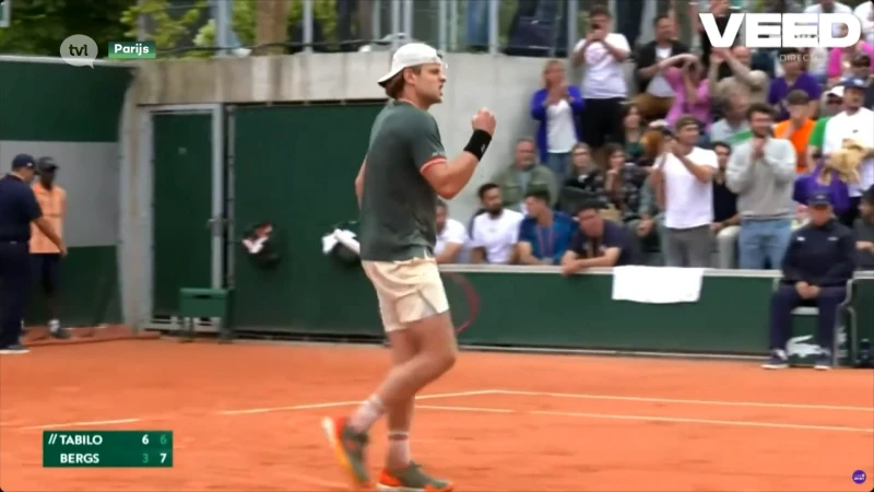 Peltenaar Zizou Bergs naar tweede ronde Roland Garros
