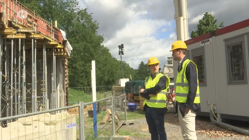 Spoorbrug in Termien verhoogd en vernieuwd in Genk