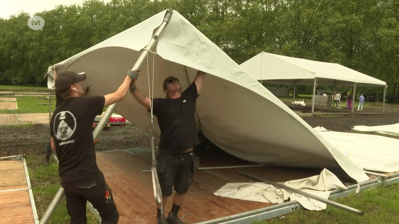 Evenementen afgelast door aanhoudende regen
