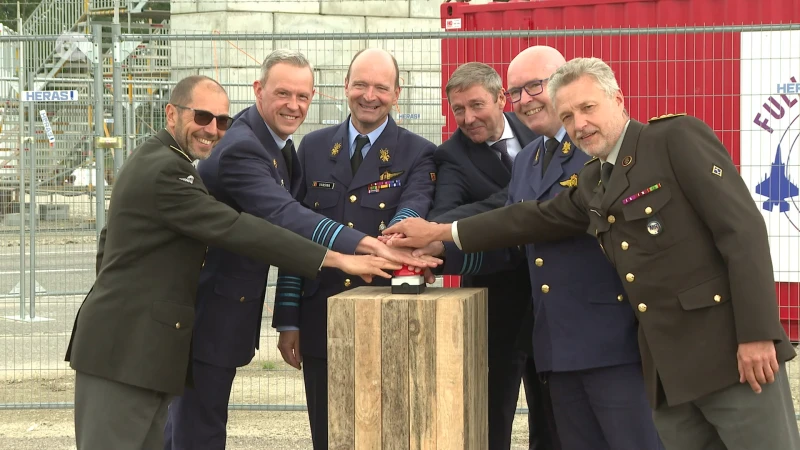 Bouwwerken gestart in Kleine-Brogel om F35 te huisvesten