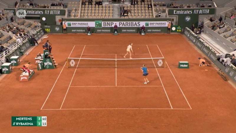 Elise Mertens ondergaat op Roland Garros de wet van de sterkste tegen nummer 4 van de wereld