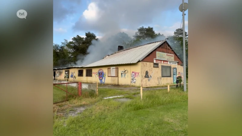 Voetbalkantine in Boxbergheide gaat in vlammen op