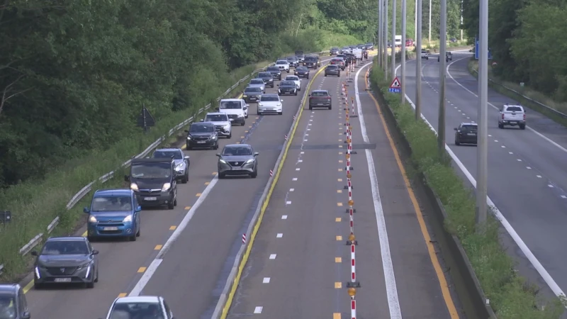 Vanaf morgen grote verkeershinder op de E313 tussen Lummen en Hasselt