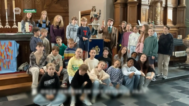 Hasseltse leerlingen maken videoclip bij zelfgeschreven lied over de Virga Jesse
