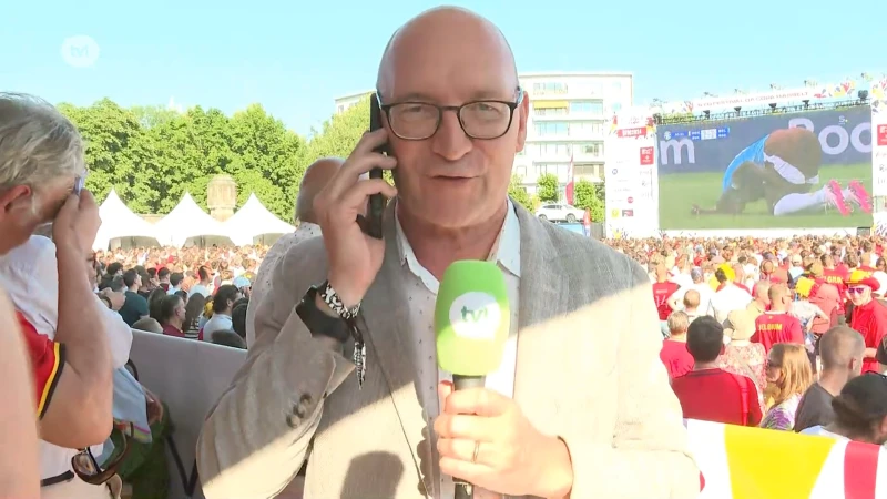 Kolonel Dusartplein loopt vol voor Rode Duivels