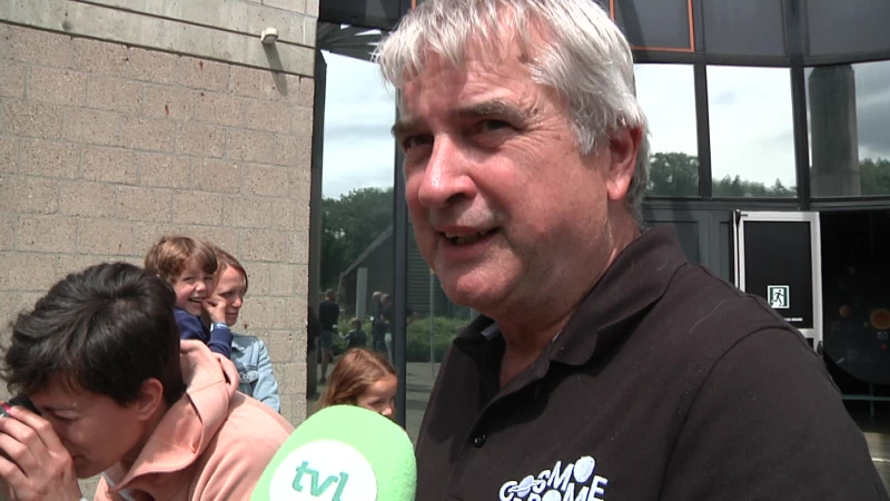 Zonnekijkdag lokt jongeren naar Cosmodrome in Genk