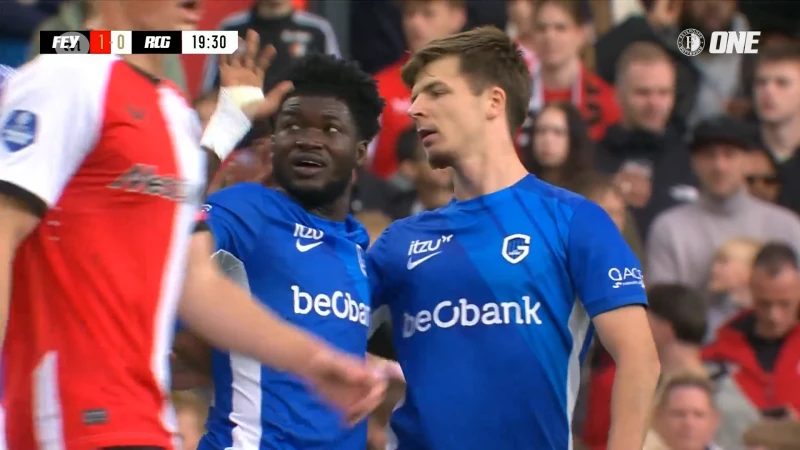 Feyenoord maatje te groot voor Racing Genk in oefenpot