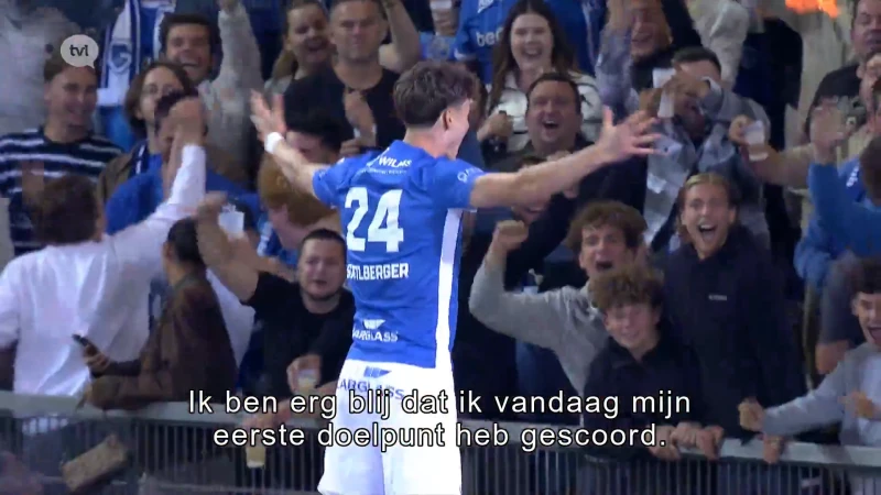Racing Genk pakt 9 op 9 na goal nieuwkomer Sattleberger: "Een enorm goed gevoel"
