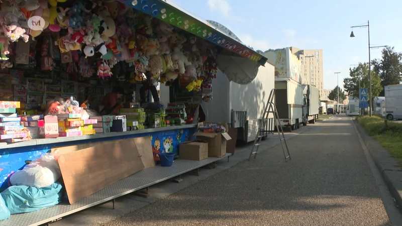 Met een dag vertraging start opbouw Hasselt Kermis: "Een van de mooiste van het land"