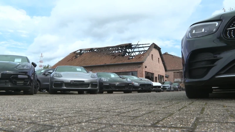 Brand in Pelt bij bekende handelaar in luxeauto's: "Eerste aanwijzingen wijzen niet op brandstichting"