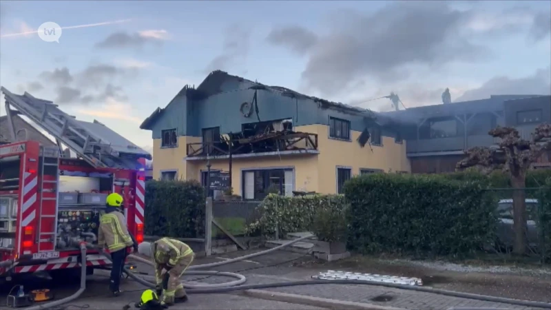 Zware woningbrand in Lanaken