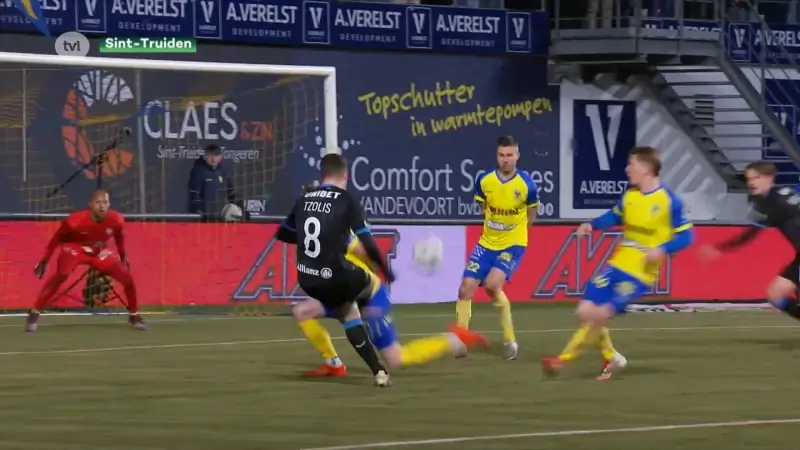 STVV geeft stuntzege tegen Club Brugge in blessuretijd uit handen
