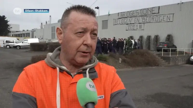 Werknemers Bandag Dilsen-Stokkem voeren voor tweede dag op rij actie tegen aangekondigde ontslagen