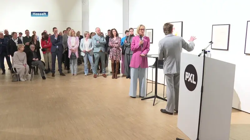 Prinses Delphine onder de indruk van expo Andy Warhol aan PXL MAD: "Hier had ik willen studeren"