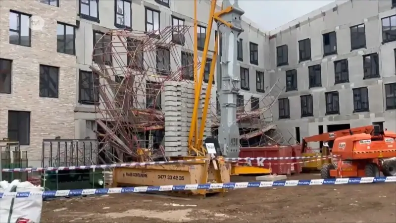 Grote stelling stort in op bouwwerf in Hasselt: twee arbeiders gewond