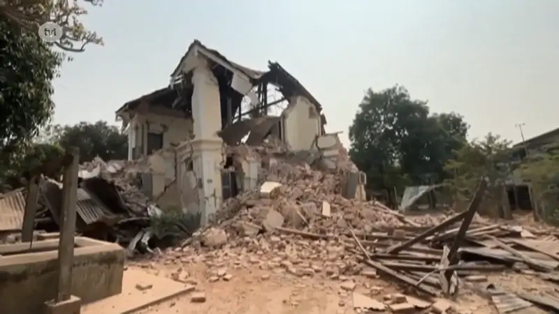 Meer dan 1.500 doden na aardbeving Myanmar en Thailand, Truienaar getuigt: "Paniek is groot"