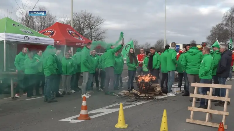 Op meer dan 80 plaatsen in Limburg actie gevoerd tegen pensioenhervorming