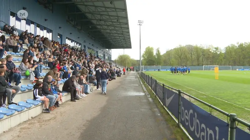 Veel belangstelling voor open training van Racing Genk
