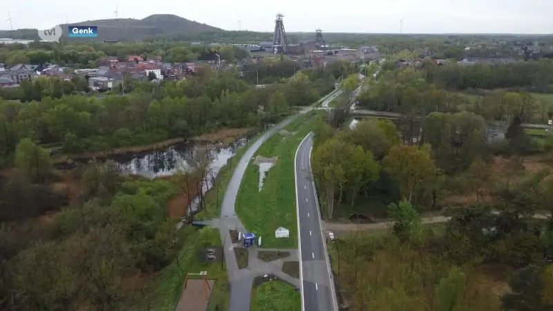 Evence Coppéelaan in Genk open voor het verkeer