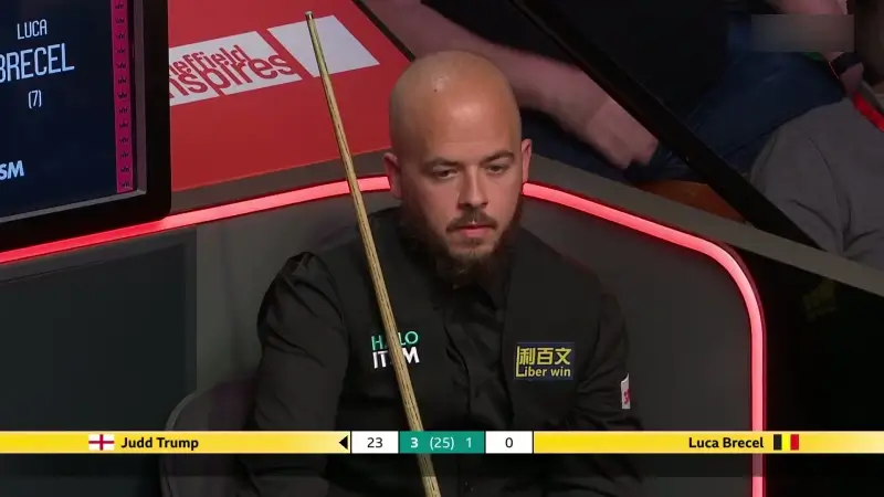 Luca Brecel op achtervolgen aangewezen in kwartfinale WK Snooker