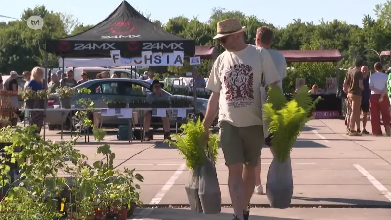 Planten-en korteketenmarkt zet Hasselts volkstuinencomplex in de kijker