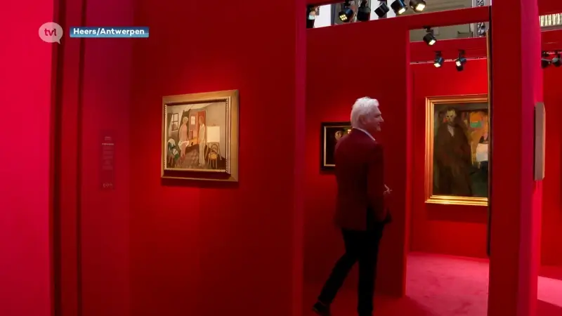 Rick De Leeuw bezoekt Antwerpse expo die hem inspireerde voor nieuwe muziek