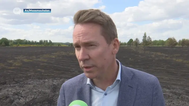 Natuurminister Jo Brouns bezoekt rampgebied en kondigt opleiding natuurbrandbeheersing aan