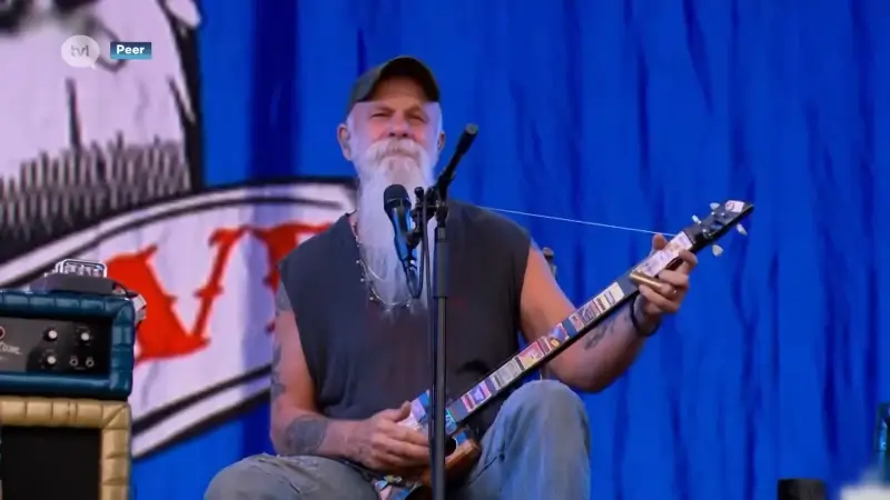 PXL-directeur Ben Lambrechts treedt op met Seasick Steve op Blues Peer