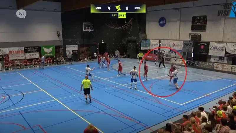 Visé-kapitein Vancosen negen wedstrijden geschorst na elleboogstoot tegen Sporting Pelt