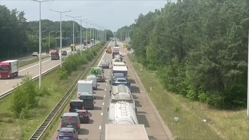 Ongeval op E314 zorgt voor lange file in Genk