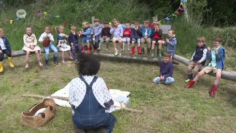 Bilzerse kleuters krijgen eigen zitplaats in natuurgebied ’t Broek