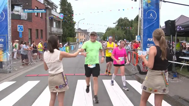 2500 lopers trotseren hitte voor Hoeselt Run