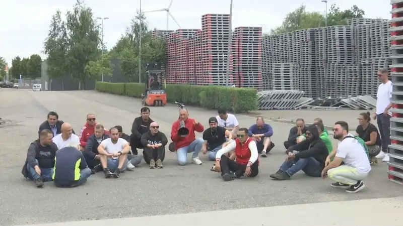 Chinese directie stuurt opnieuw gerechtsdeurwaarder maar staking Benepack Genk gaat verder