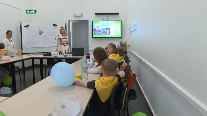 Zomerschool voor Oekraïense kinderen in Genk