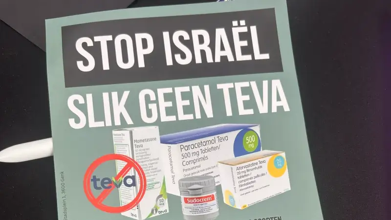 Stad Genk en dokters roepen op tot boycot Israëlische medicijnen