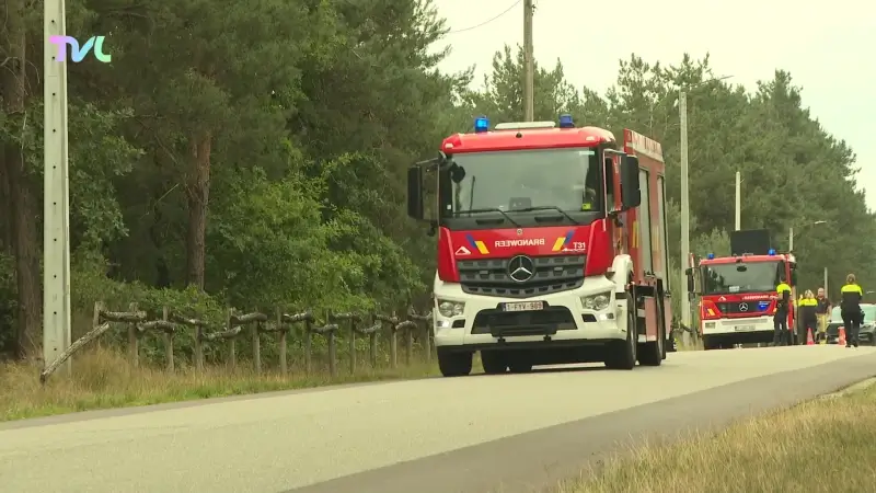 Heidebrand vernielt 2 hectare natuur aan de Teut in Zonhoven