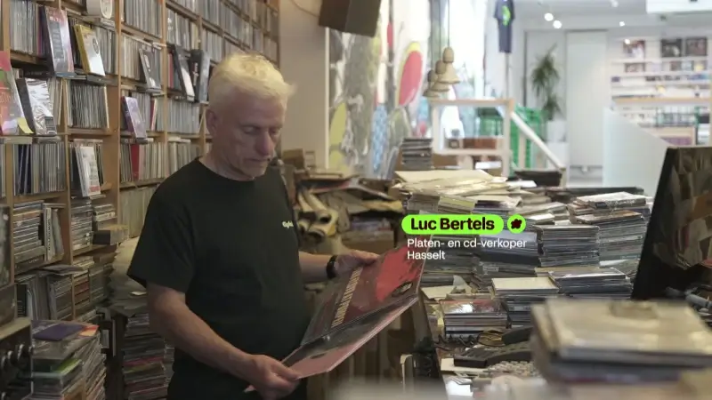 Luc Bertels Platen- en cd-verkoper Hasselt