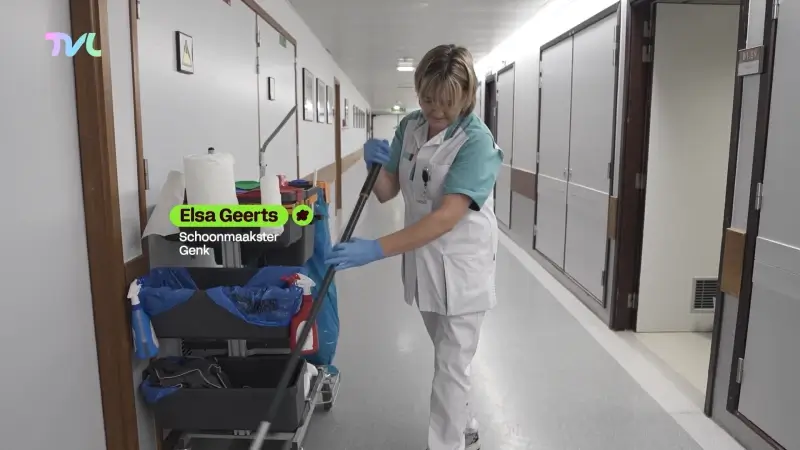 Elsa Geerts Schoonmaakster Genk