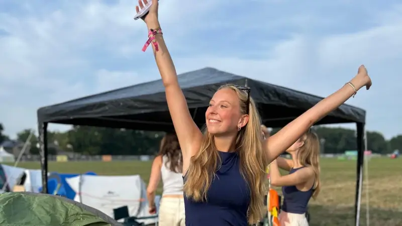 Pukkelpopwens gaat in vervulling voor Emma uit Alken