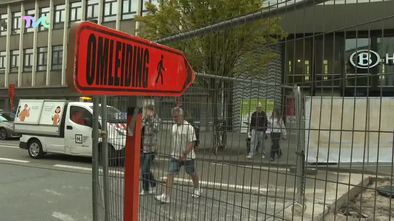 Hasseltse stationsomgeving is één grote bouwwerf