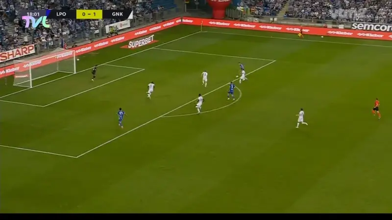 Racing Genk walst over Pools Poznan