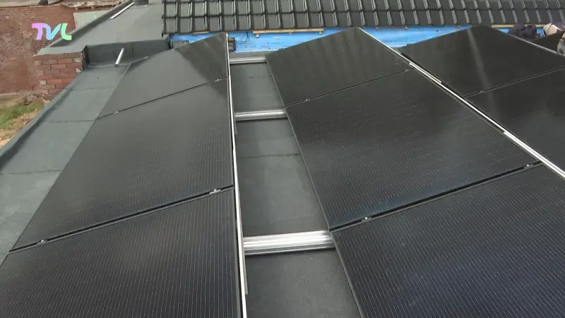 Verkoop van zonnepanelen keldert